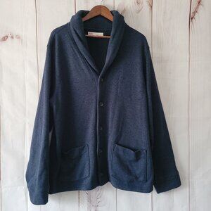 Levi’s Men’s XL Button Down  Grandpa Sweater Cardigan Lightweight Jacket, Blue